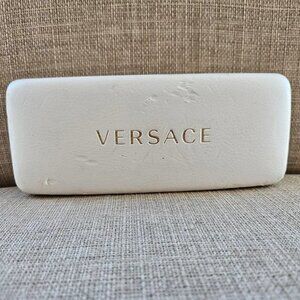 Versace Glasses Case White Hard Case for Eye Wear Case only
